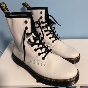 COPY - White Dr. Marten boots